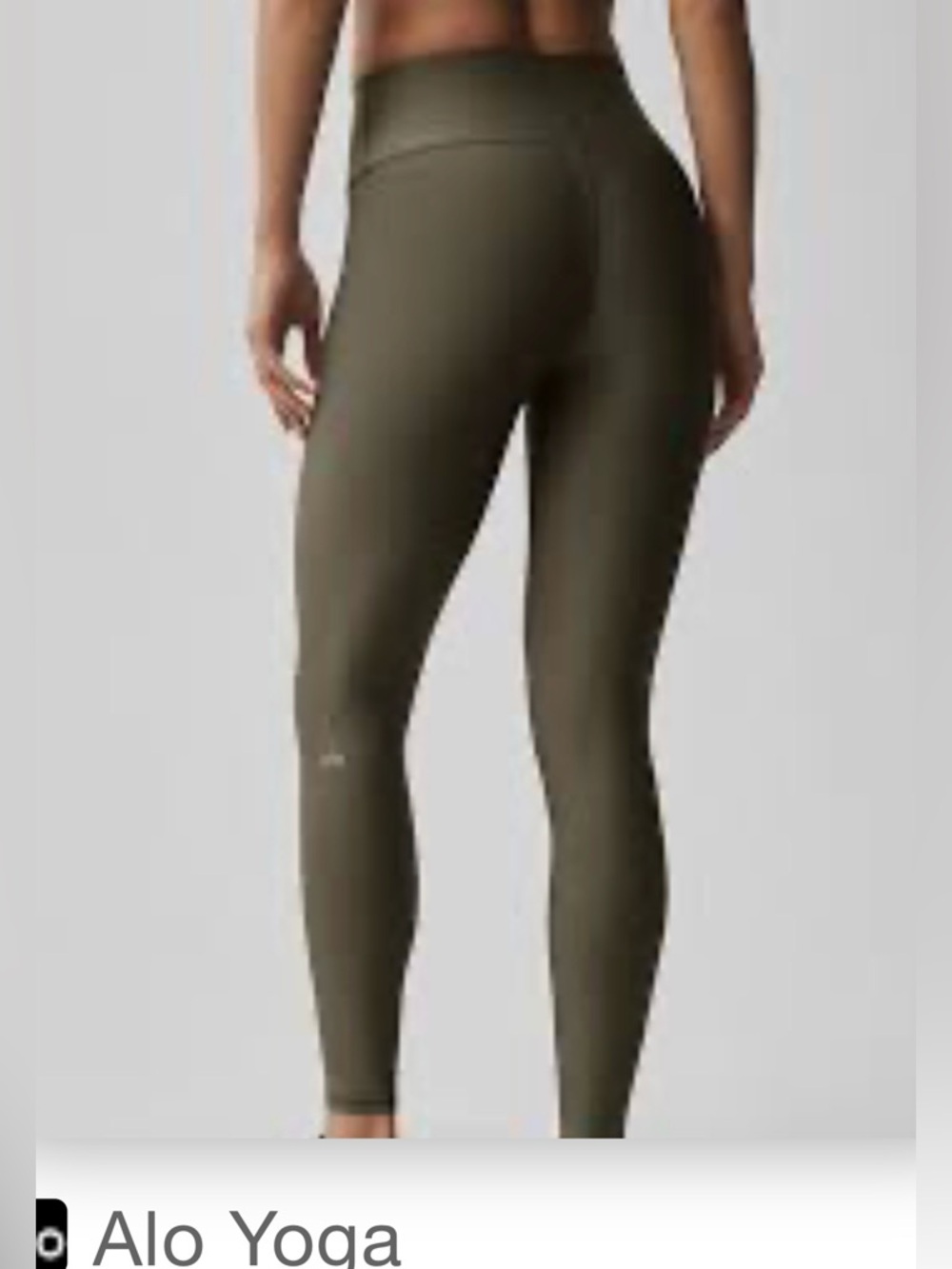 ALO Yoga Olive branch winter warmLeggings